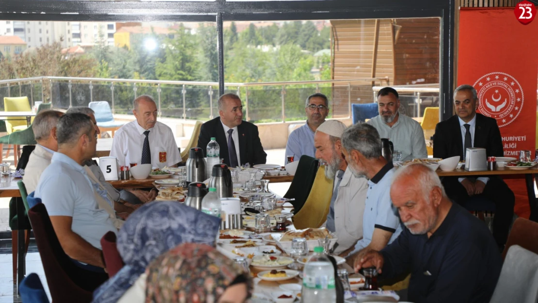 Elazığ Valisi Numan Hatipoğlu, Babalar Günü'nde Şehit Babaları ve Gazilerle Bir Araya Geldi