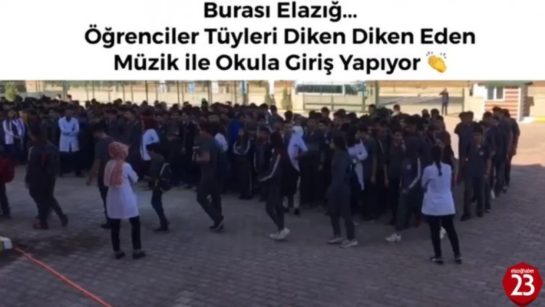 Elazığ'da Çekilen Video İlgi Odağı Oldu