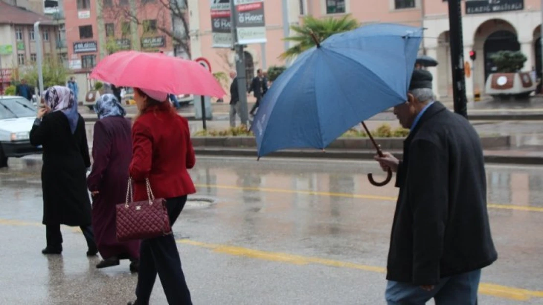 Elazığ'ı 2 Gün Kuvvetli Sağanak Yağış Bekliyor