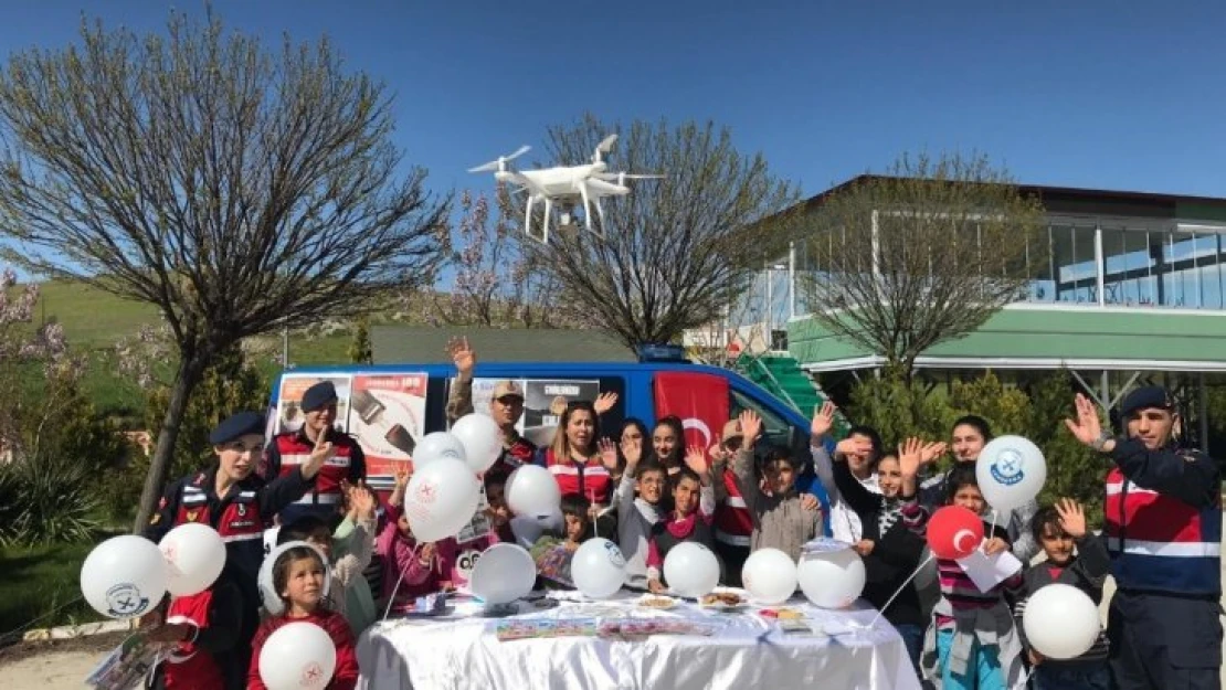 Elazığ'da Uçangöz'le Trafik Denetimi