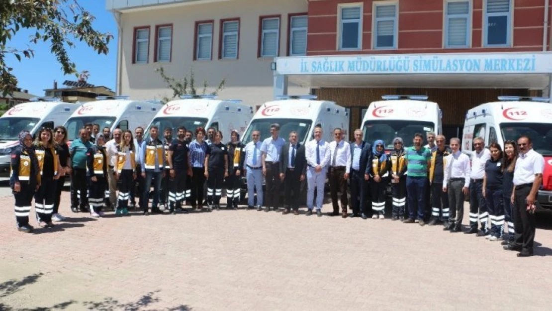 Elazığ'da Yeni 6 Ambulans Hizmete Girdi