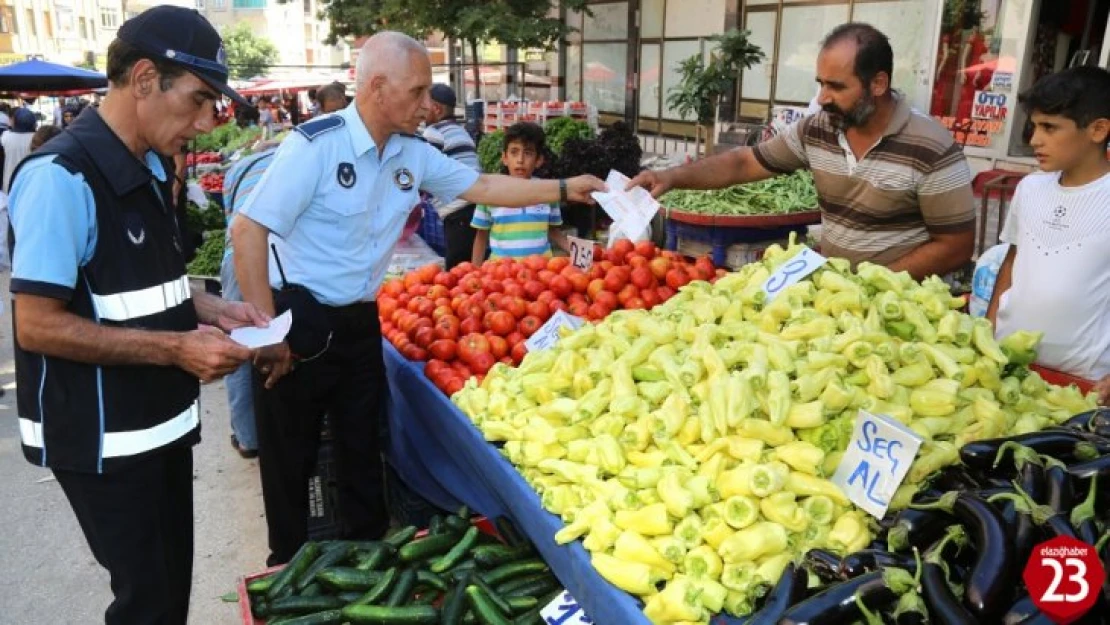 Elazığ'da Zabıta Ekipleri Denetimlerini Sürdürüyor