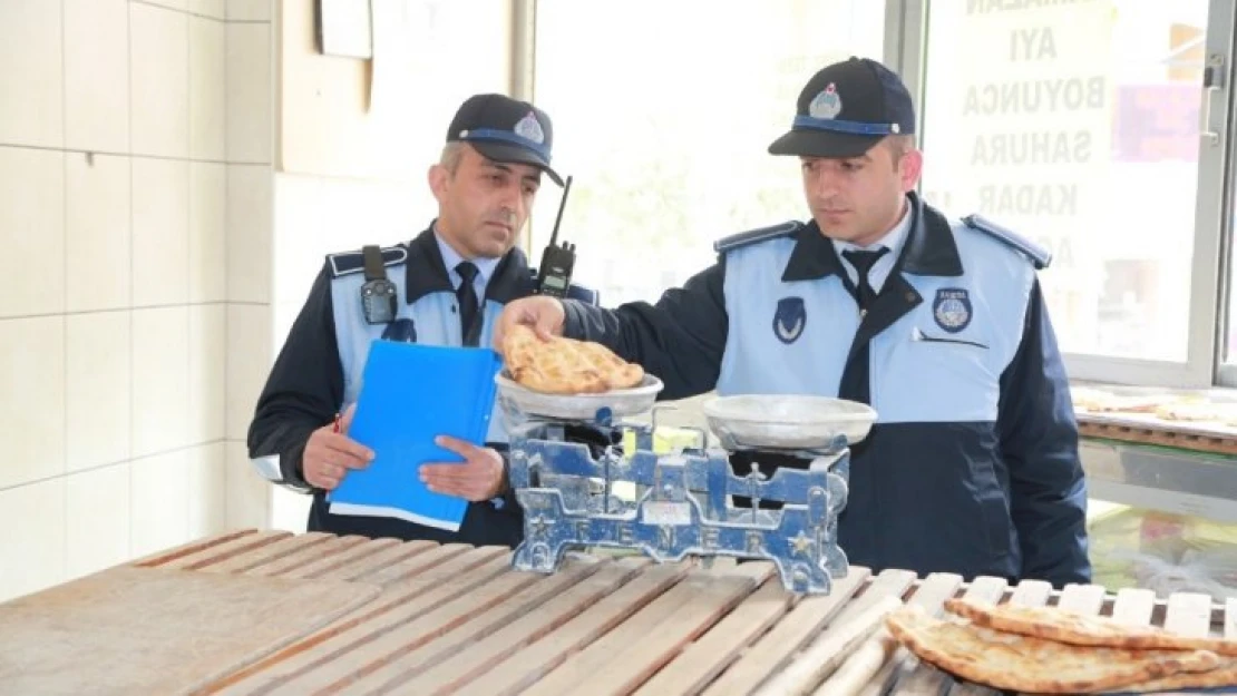 Elazığ'da Zabıtadan Ramazan Denetimi