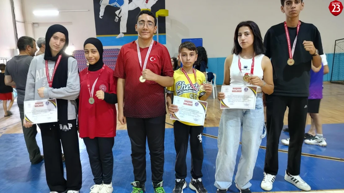Elazığlı Sporculardan Wushu Kung Fu Şampiyonası'nda Büyük Başarı