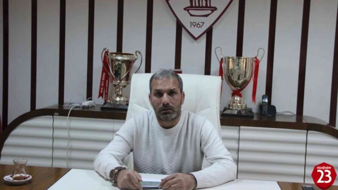 Elazığspor başkanı Serkan Çayır, transfere engel olan borcu açıkladı