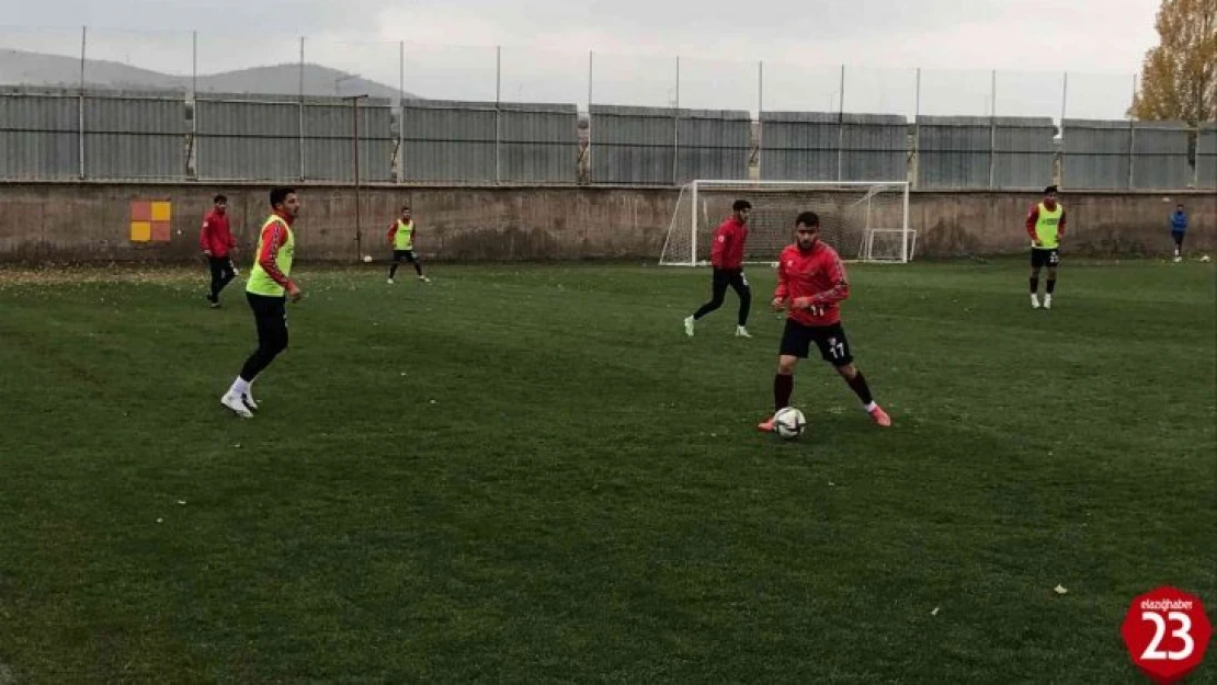 Elazığspor, Belediye Kütahyaspor maçı hazırlıklarına devam etti