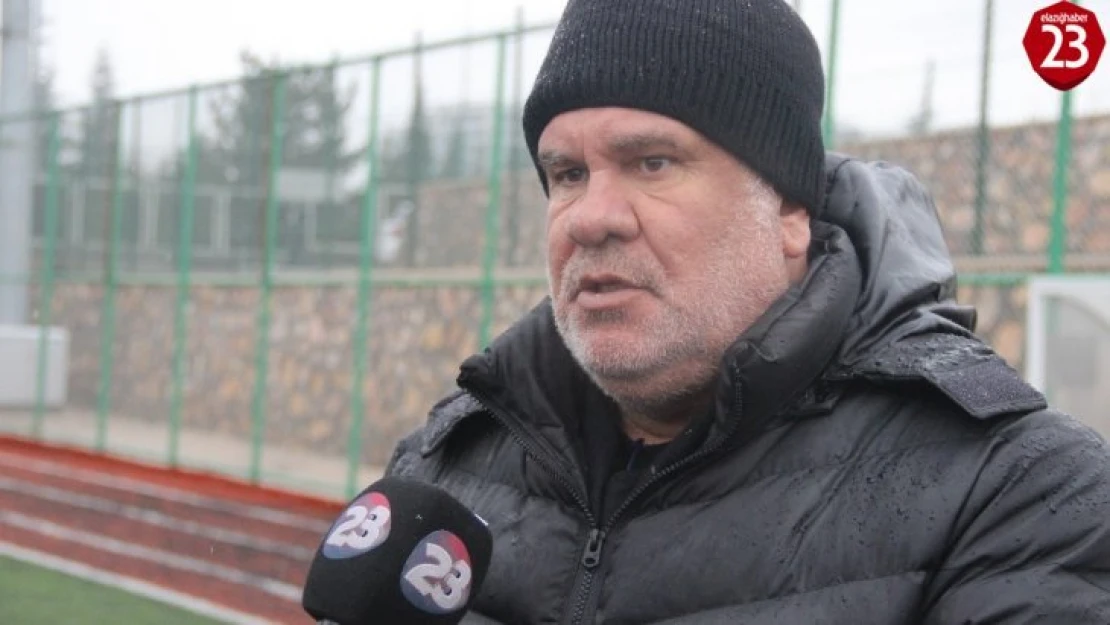 Elazığspor Teknik Direktörü Eriş: 'Transfer tahtası açılmayacak'