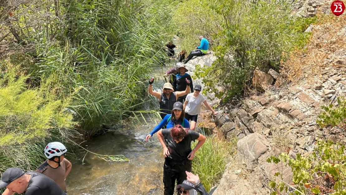 ELDAK'tan Teke Deresi'nde Nefes Kesen Canyoning Etkinliği