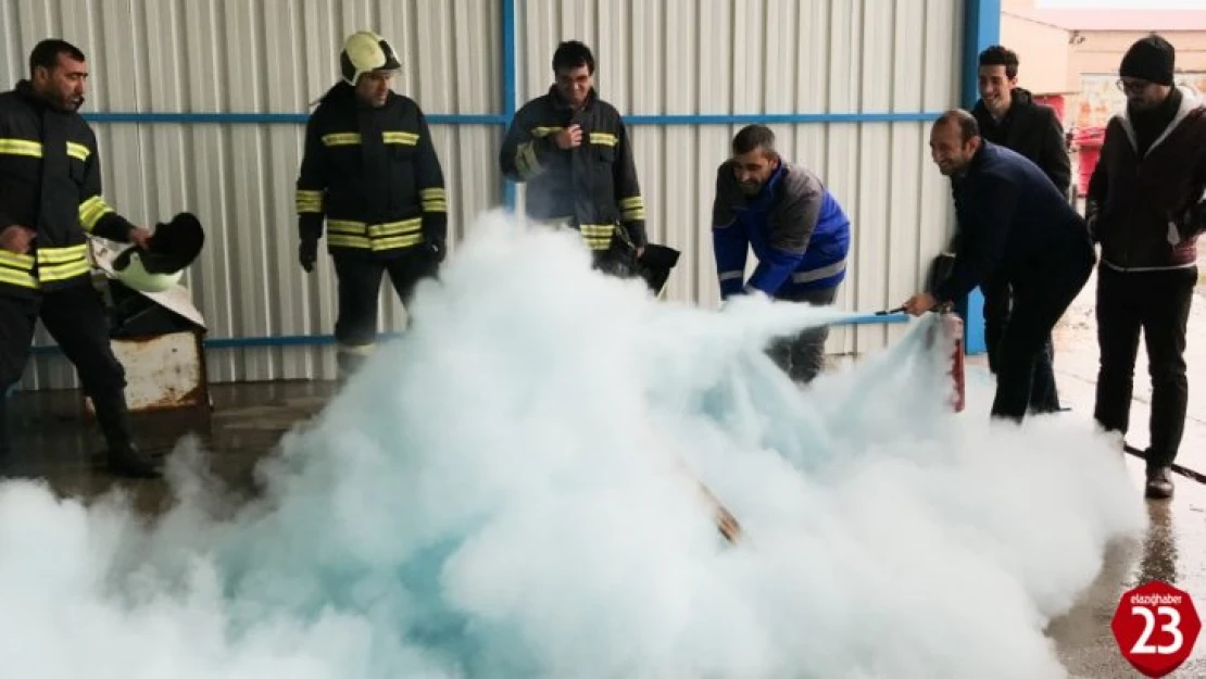 Fırat EDAŞ Ekiplerine Yangın Tatbikatında Tam Not