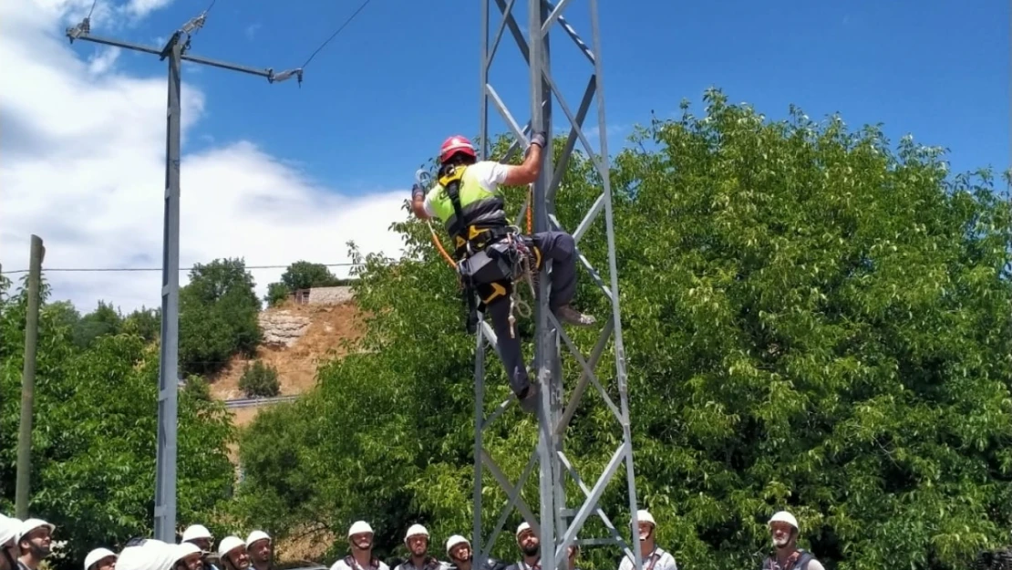 Fırat EDAŞ'tan 616 Çalışana Yüksekte Güvenli Çalışma Eğitimi