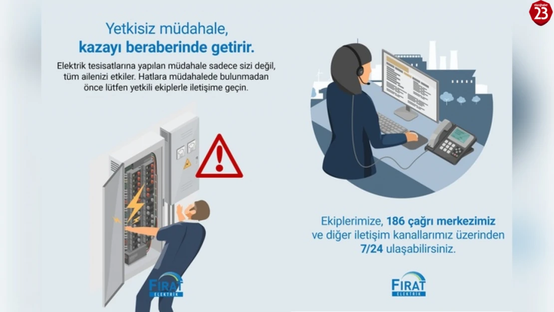 Fırat EDAŞ'tan Hayati Uyarı: Enerji Hatlarına İzinsiz Müdahale Can ve Mal Güvenliğini Tehdit Ediyor
