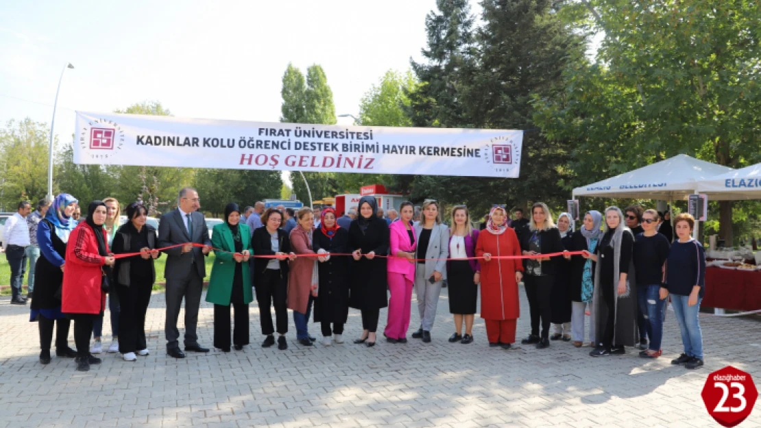 Fırat Üniversitesi Kadınlar Kolu Tarafından Kermes Açıldı