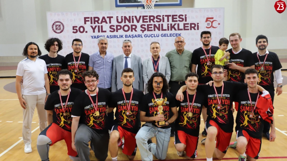 Fırat Üniversitesi'nde 50. Yıl Spor Şenlikleri Coşkuyla Tamamlandı