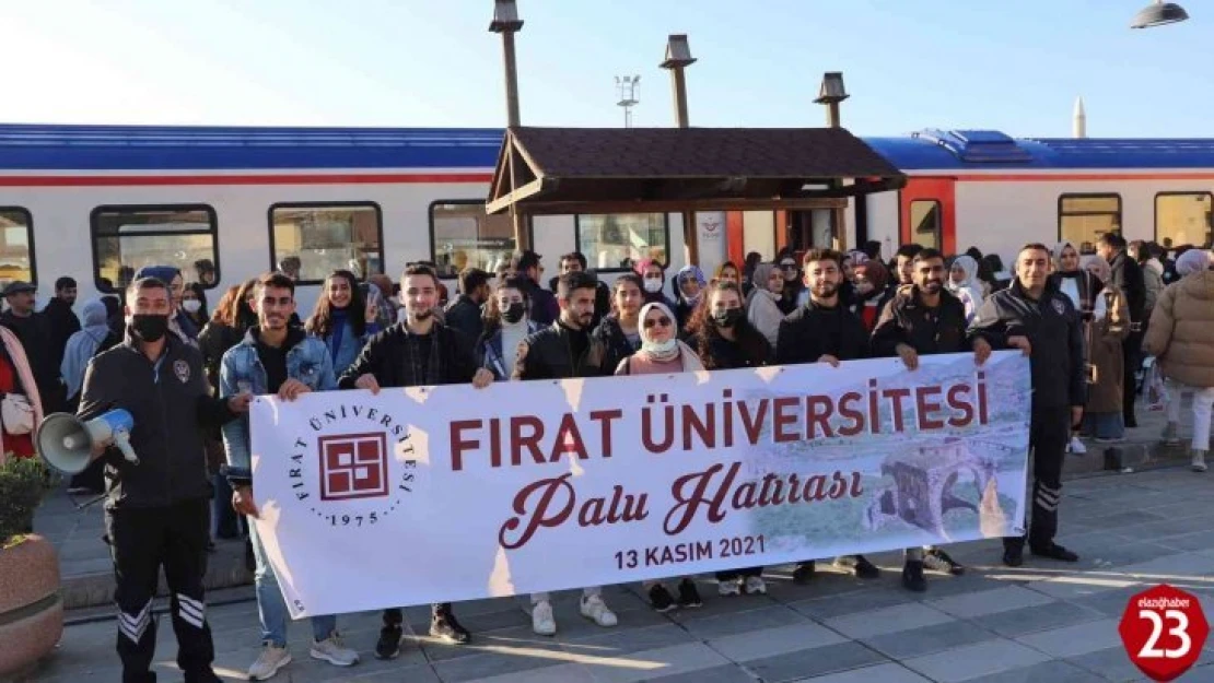 Fırat Üniversitesi'nden tren yolculuğu ve Palu gezisi