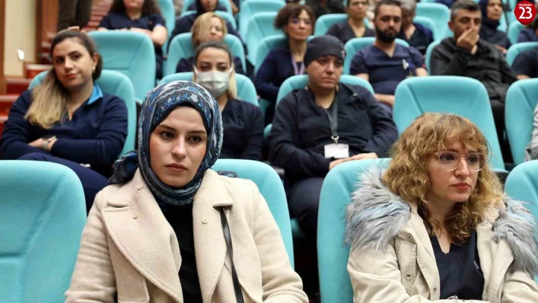 Fırat Üniversitesi Hastanesi'nde Sağlık Çalışanlarına 'Ajite Hastaya Yaklaşım' Eğitimi Verildi