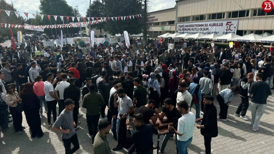 Fırat Üniversitesi'nde '50. Yıl Bilim ve Öğrenci Festivali'  sona erdi