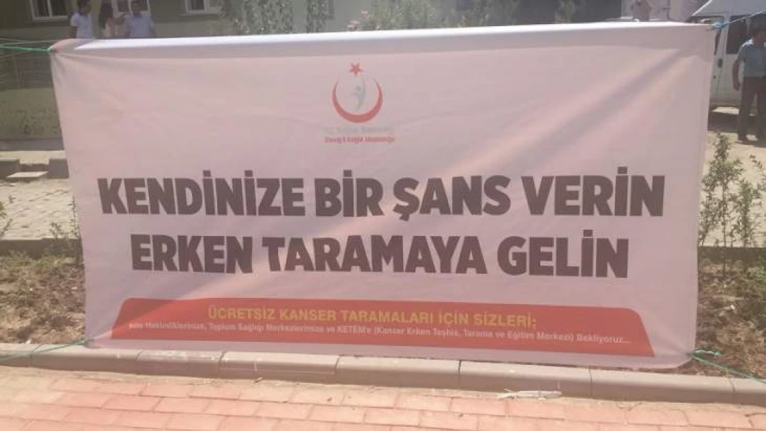 Elazığ Kanser Tarama Çalışmalarında Türkiye Ortalamasının Üzerinde