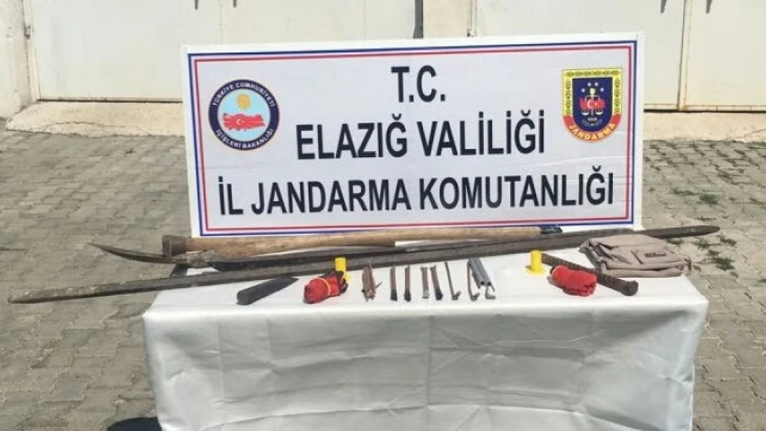 Karakoçan'da Kaçak Kazı Operasyonu, 10 Gözaltı