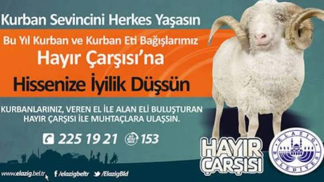 Elazığ'da Hayır Çarşısı Hayra Köprü Oluyor