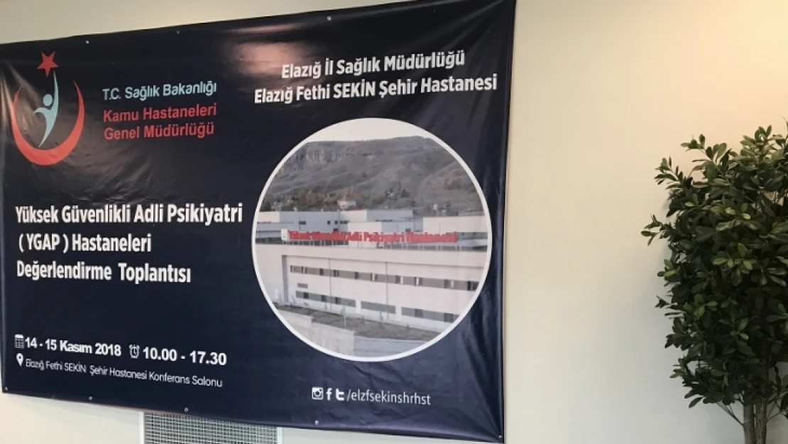 YGAP  Hastaneleri Değerlendirme Toplantısı Elazığ'da Yapıldı