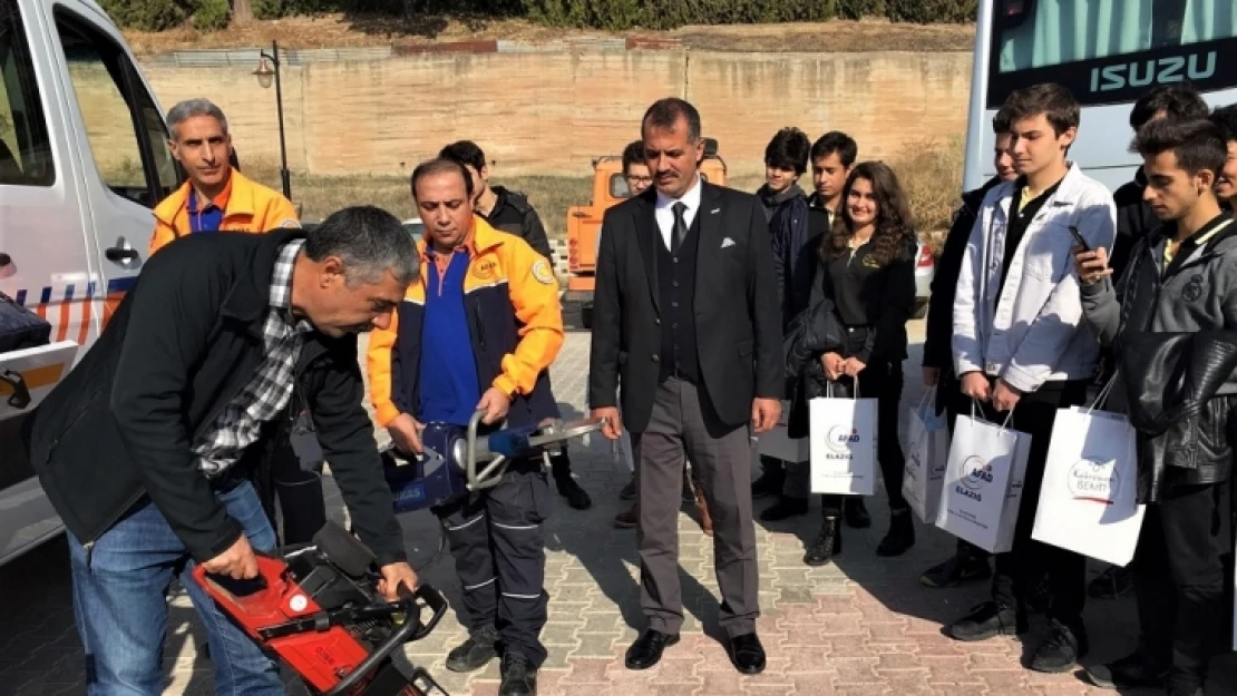 Elazığ'da AFAD, Öğrencileri Bilgilendirdi