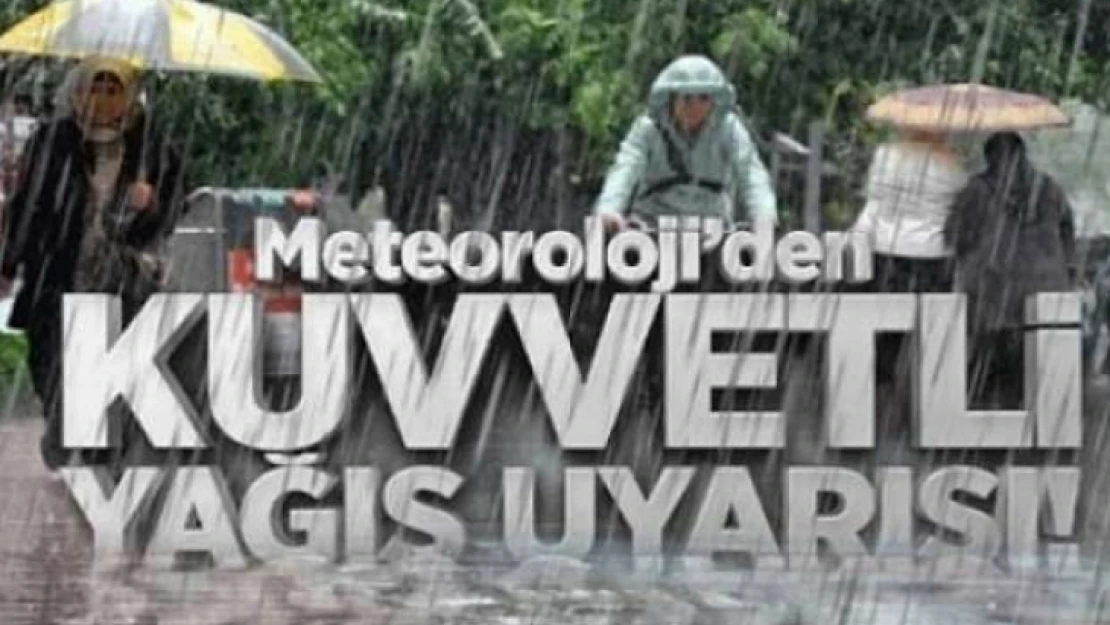 Meteorolojiden Elazığ İçin Fırtına ve Kuvvetli Yağış Uyarısı