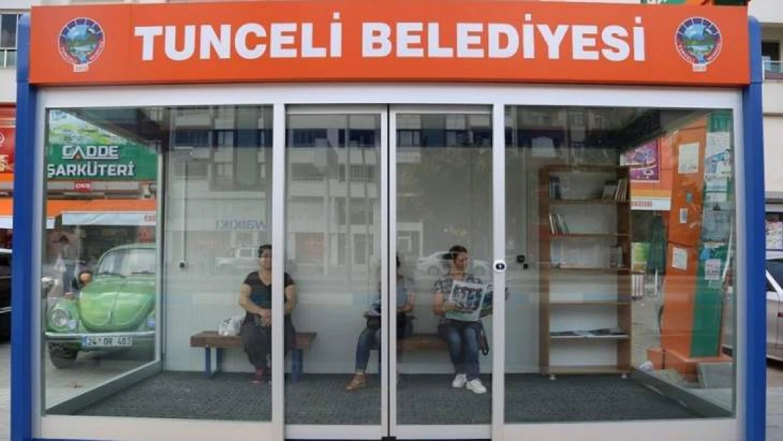 Tunceli'de Duraklarda Klima ve Kitap Dönemi