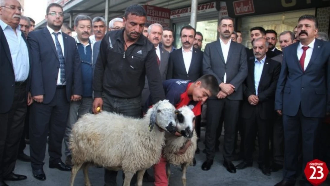 Barış Pınarı Harekatına Katılan Mehmetçik İçin Kurban Kesildi, Dua Edildi