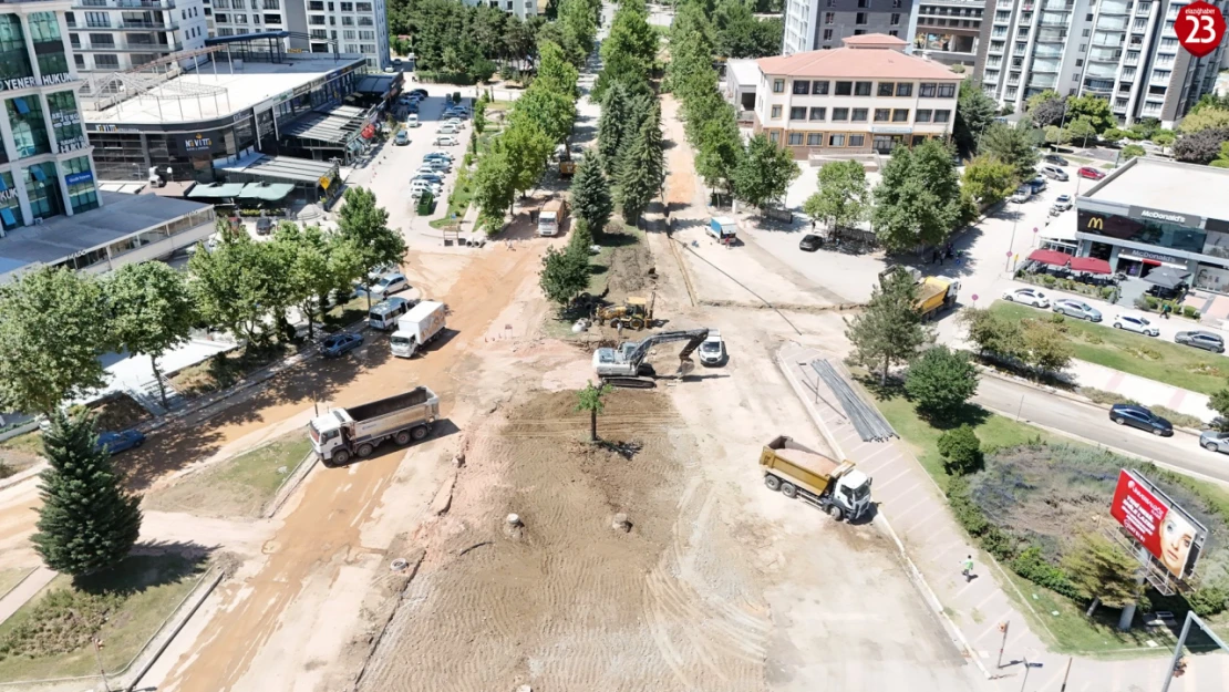 Hazardağlı Kavşağı Düzenleniyor, Doğu Park Yükseliyor