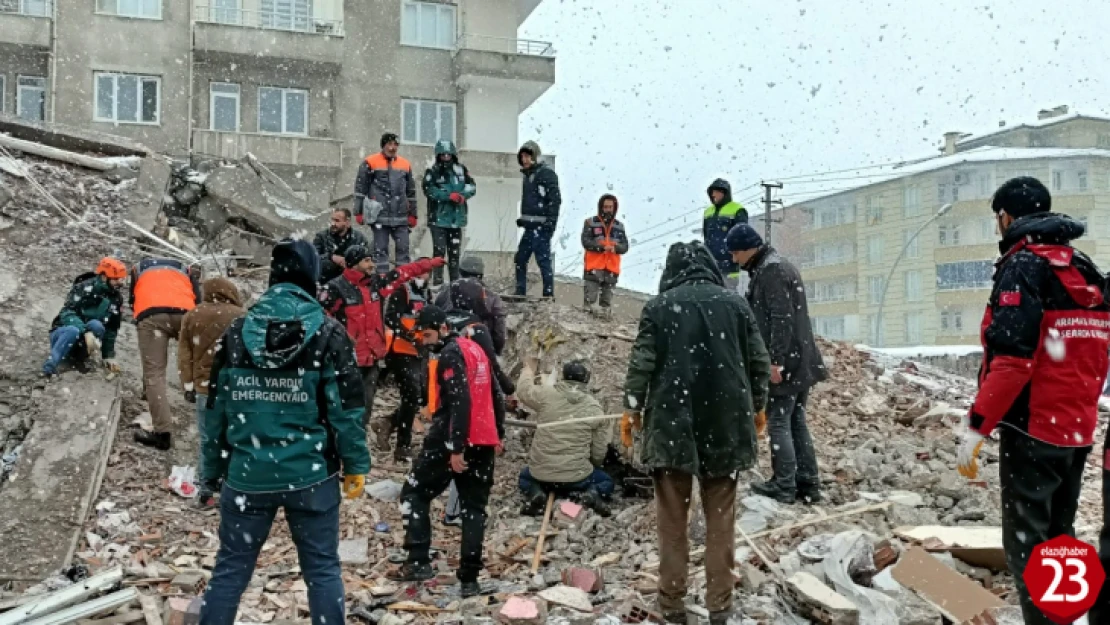 İHH Elazığ İnsani Yardım Derneği Deprem Bölgesinde