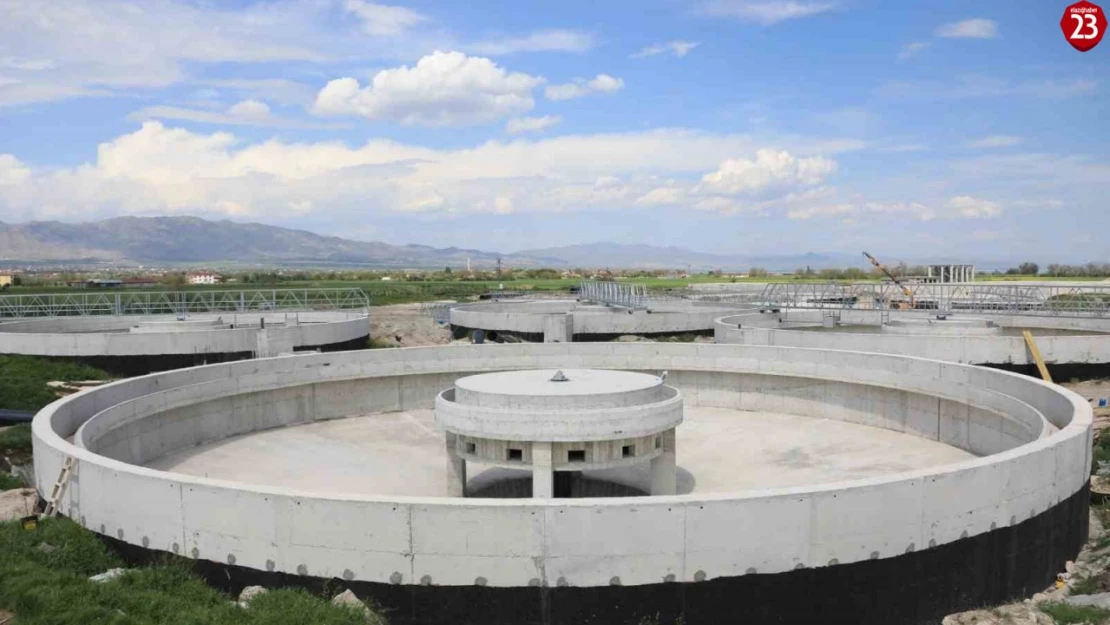 Elazığ'da Günlük 150 Bin Metreküp Kapasiteli İleri Biyolojik Atık Su Arıtma Tesisinde Sona Gelindi