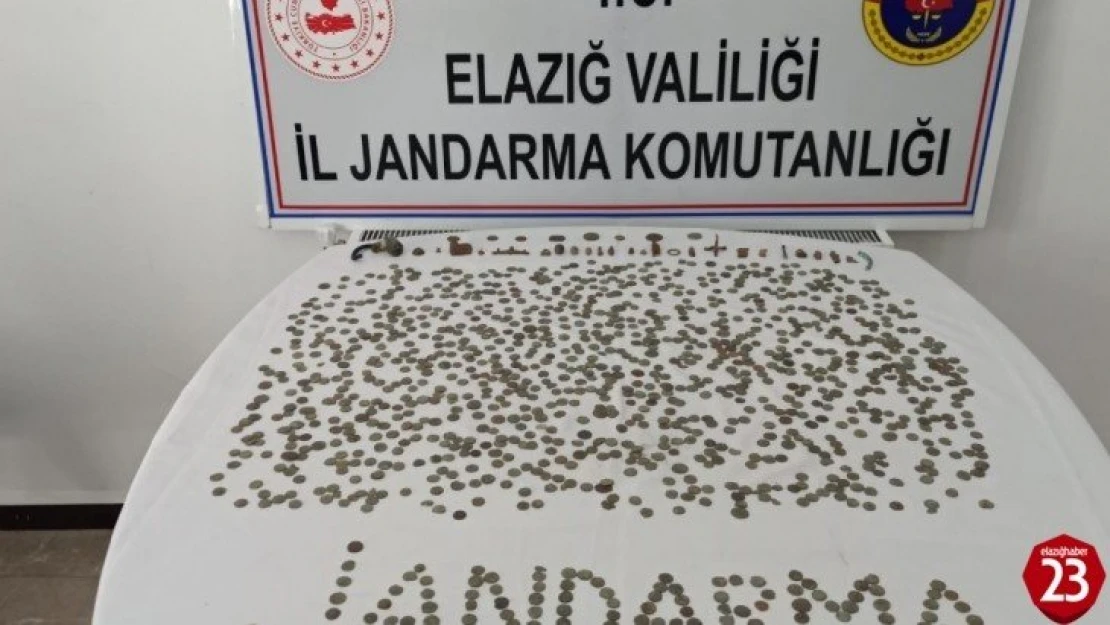 Jandarma alıcı kılığına girdi, Roma dönemine ait bin 188 adet tarihi eser ele geçirildi