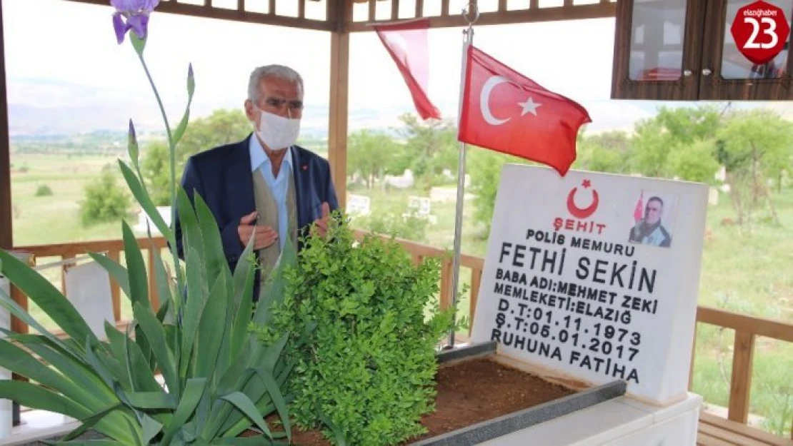 Kahraman şehit Sekin'in babası 7 bayramdır önce oğlunun kabrine gidiyor