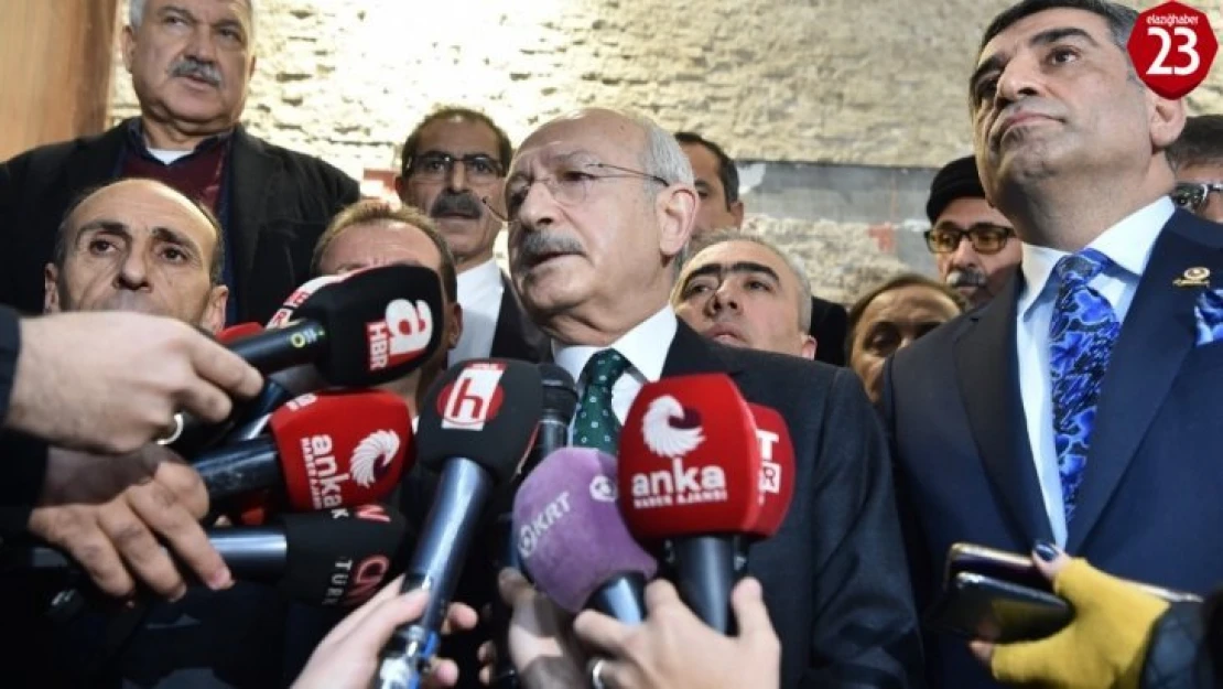 Kılıçdaroğlu,'Bu felaketi, acıyı paylaşmak için yüreğimiz gönlümüz bir'