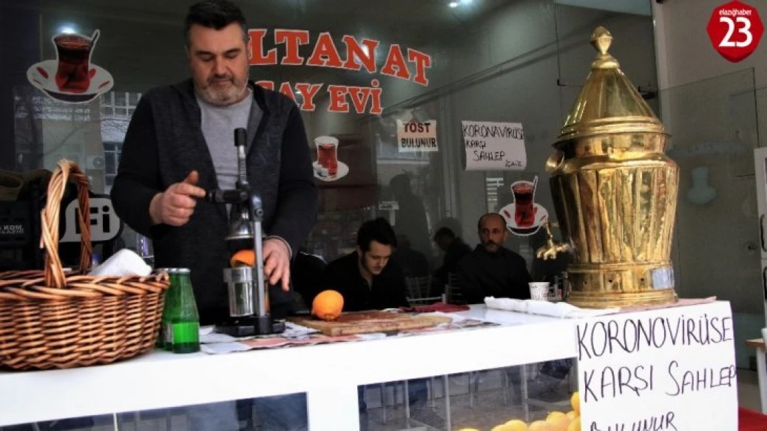 Korona virüsüne karşı 'salep'