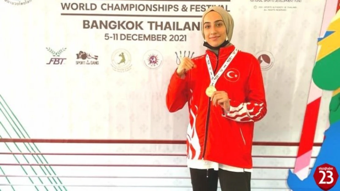 Kovancılar Hazar Spor Kulübü sporcusu dünya 3'üncüsü oldu