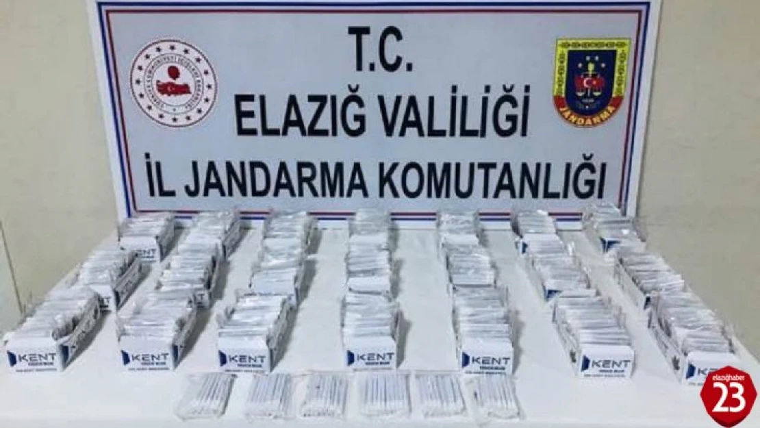 Makarona sarılı kaçak tütün getiren şahıs yakalandı