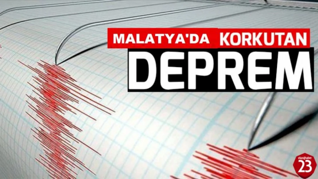 Malatya'da Deprem, Elazığ'da da Hissedildi