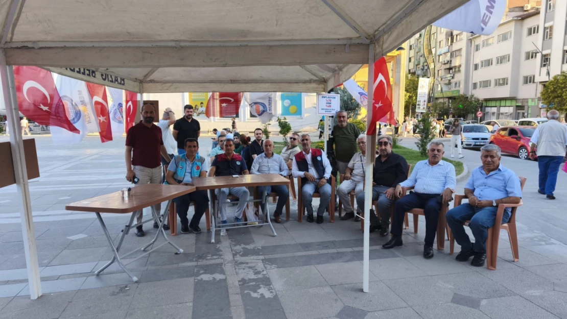 Memur-Sen'den Toplu Sözleşme Protestosu: Elazığ'da Oturma Eylemi Başladı