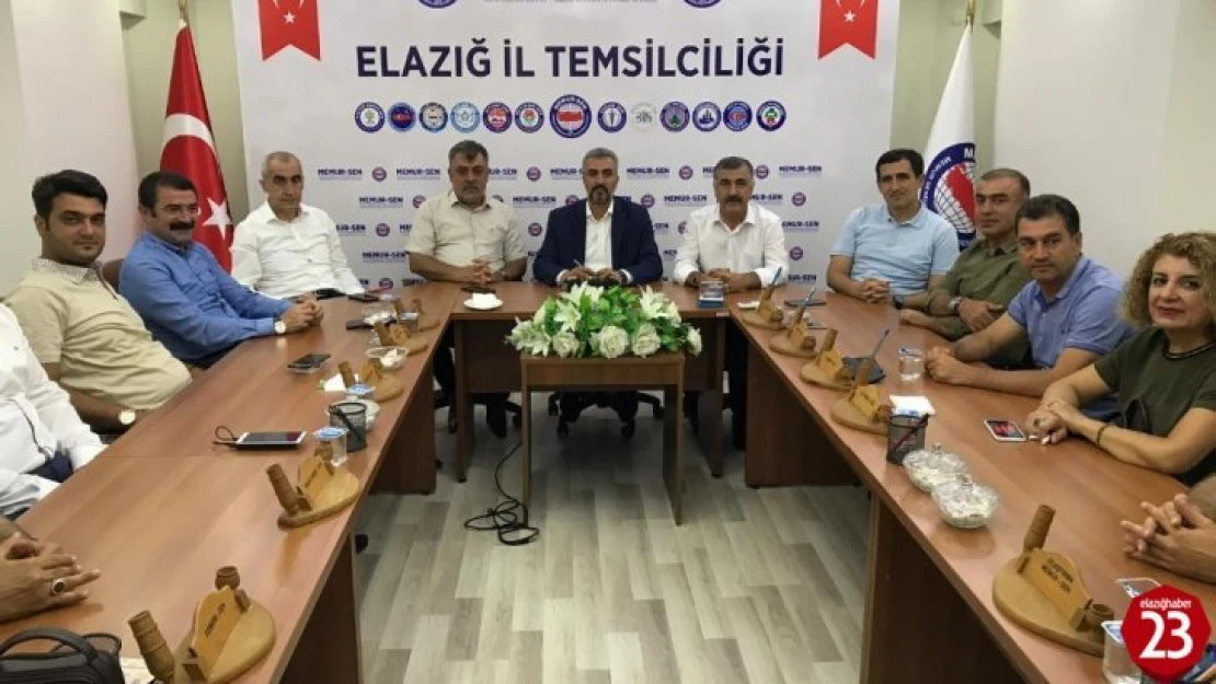 Memur-Sen Elazığ İl Başkanı Bahşi'den, Zam Teklifi Değerlendirmesi