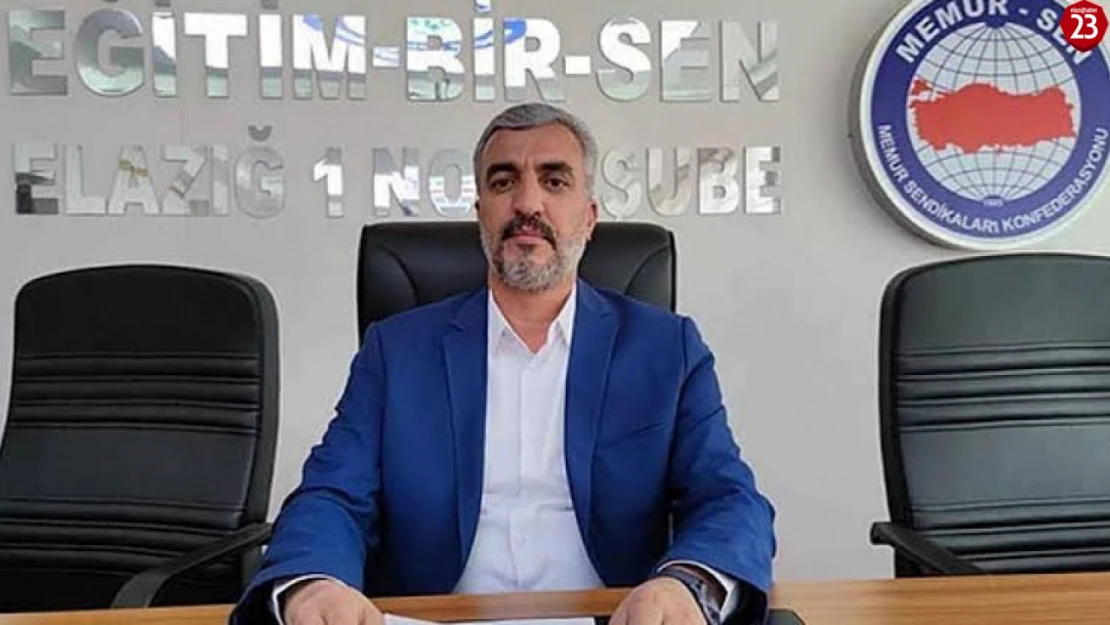 Memur-Sen Elazığ İl Temsilcisi İbrahim Bahşi: 'Unutmadık, unutturmayacağız'