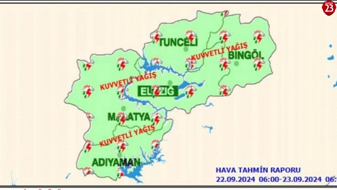 Meteorolojiden kuvvetli yağış uyarısı