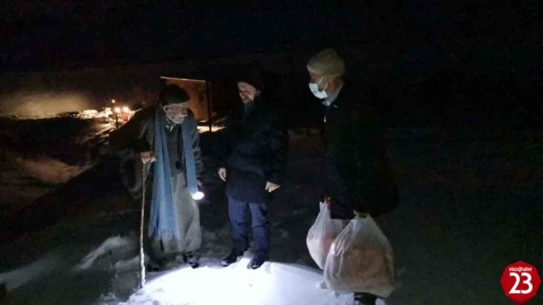 Mezrada mahsur kalıp ilaçları biten iki kardeşin imdadına kaymakam yetişti