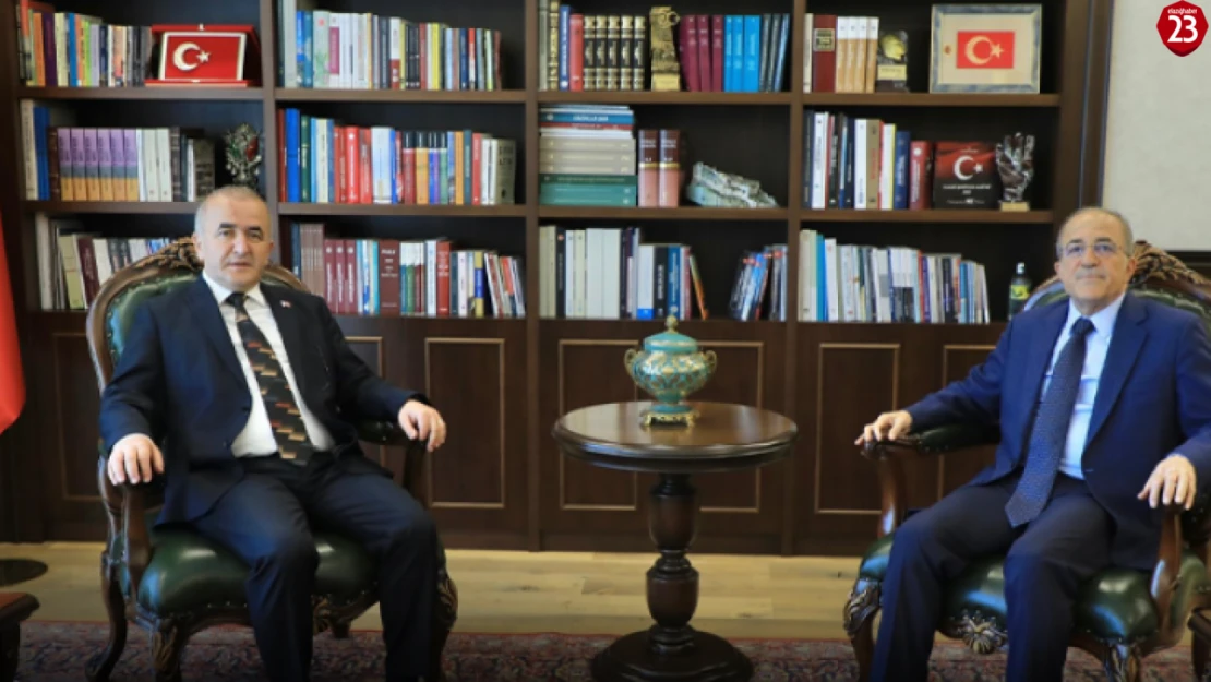 Milli Savunma Bakan Yardımcısı Şuay Alpay, Vali Numan Hatipoğlu'nu Ziyaret Etti