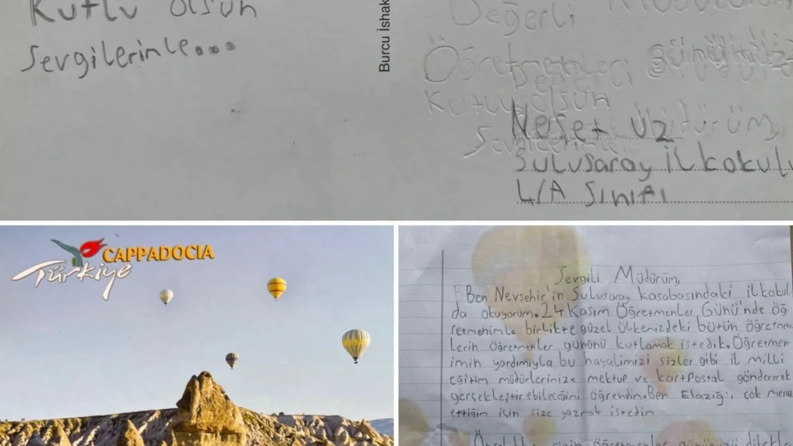 Nevşehir'den Elazığ'a Duygulandıran Mektup