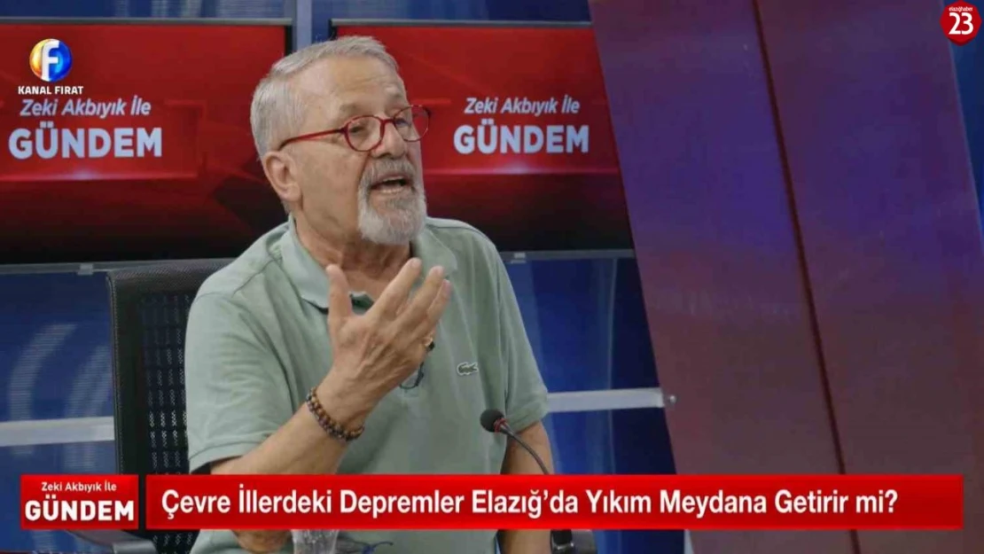 Prof. Dr. Naci Görür, 'eli kulağında' diyerek uyardı