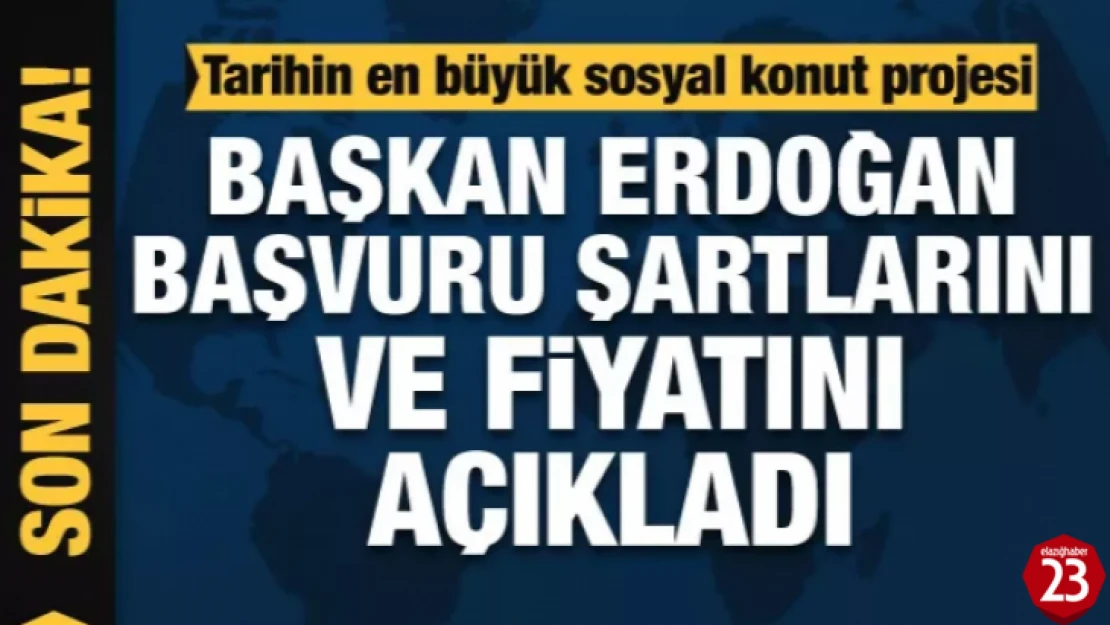 Tarihin En Büyük Sosyal Konut Projesinin Başvuruları Yarın Başlıyor