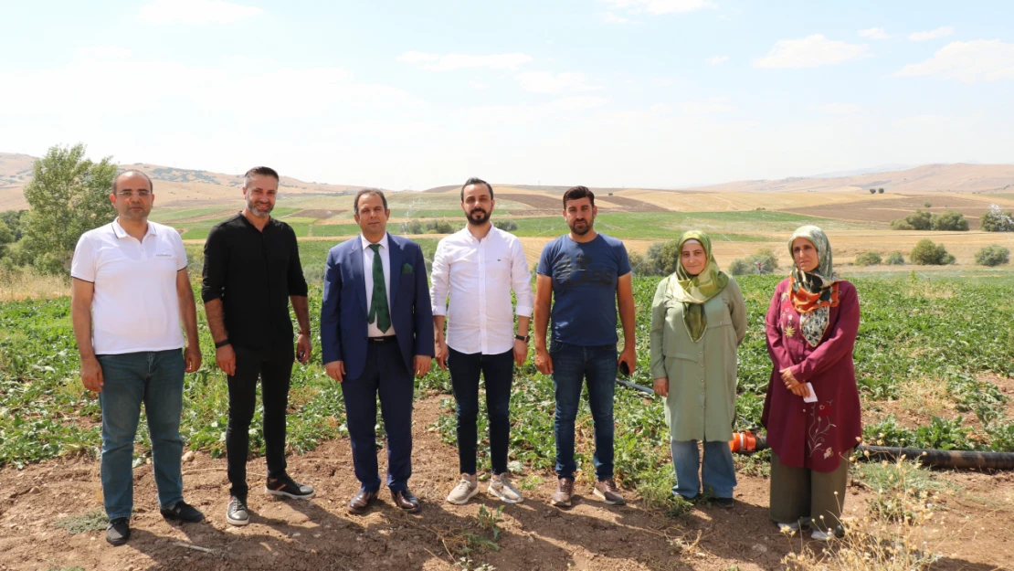 Tarım İl Müdürü Kılıç, Deveci Köyü'nde Kurulan Sulama Sistemlerini İnceledi