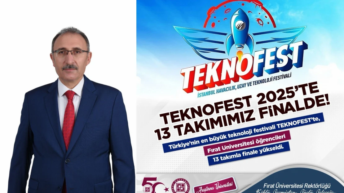 TEKNOFEST 2025'te Elazığ'dan Büyük Başarı: Fırat Üniversitesi'nden 13 Takım Finale Kaldı