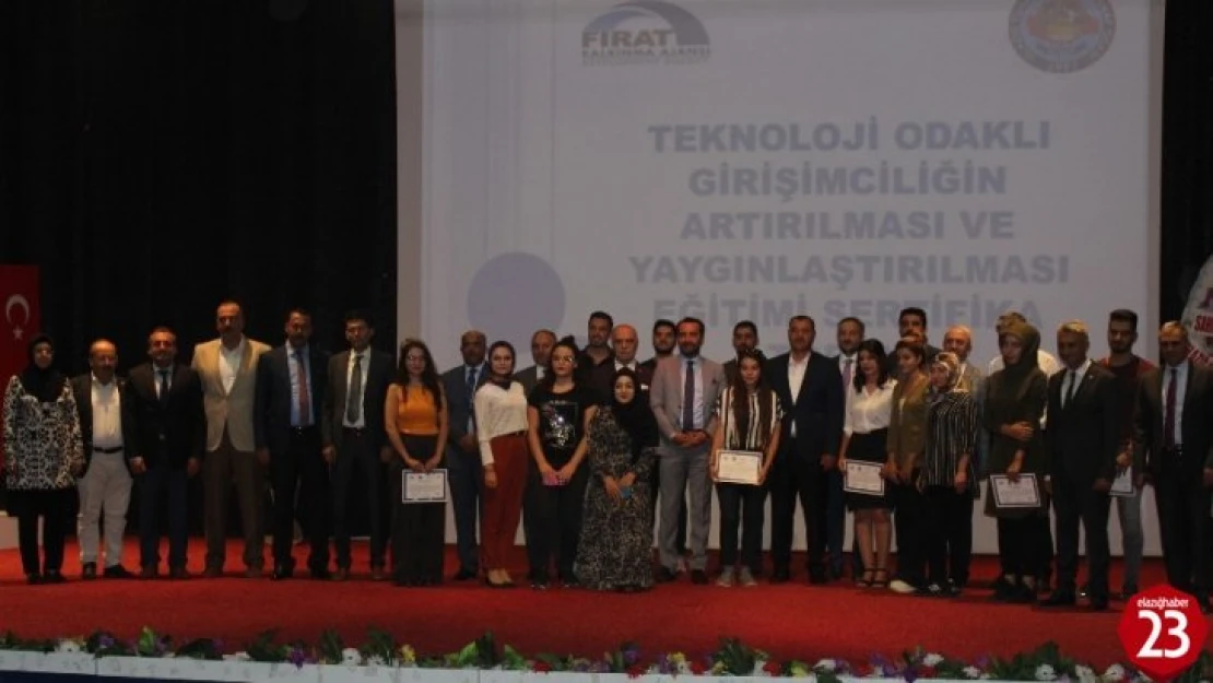 Teknoloji Odaklı Girişimci 48 Kursiyer Sertifika Aldı